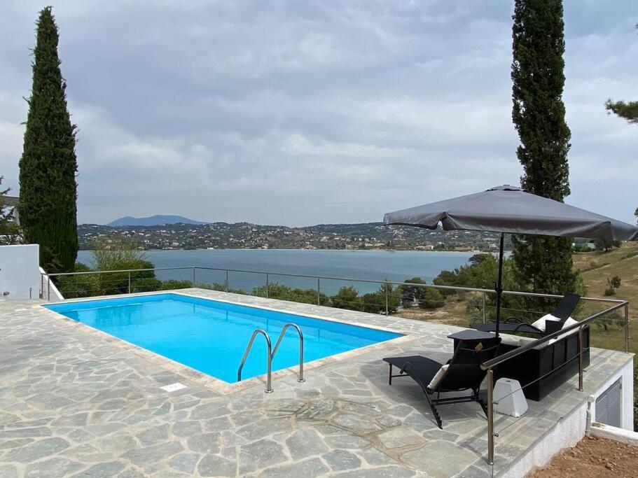 Retreat Villa By The Sea With Pool In Порто-Хелі Екстер'єр фото